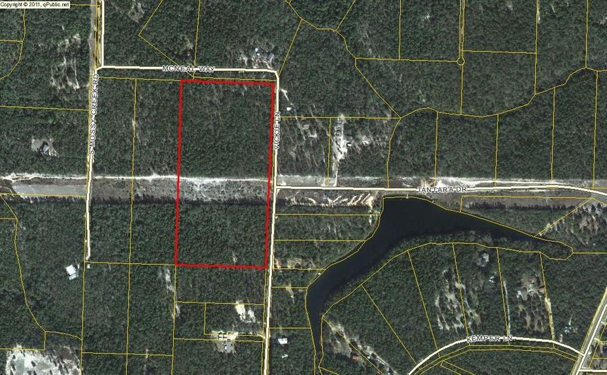 Priced to SELL! This 20 acre parcel is conveniently located to all military bases and is centrally located to Crestview, Defuniak Spgs, Ft. Walton, Niceville and Destin! This is a beautiful parcel and is has beautiful oak trees. You pick the place to build and set up your dream home here. Unrestricted and horses and manufactured homes are also allowed. There is a power line easement that goes through the property, but it has gates on it and you won't have to worry about people on your property. Public water is located on the street as well as electricity. Don't miss out! Call for your tour today!