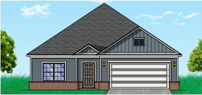 2017 Parade of Homes winning builder! Our Carley floor plan has 2018 square feet with 4 bedrooms and 2 baths. Granite countertops and stainless steel appliances add elegance and durability to a spacious kitchen. In this open plan, the kitchen, dining area and family room flow seamlessly together. The master suite is designed for serenity and space with dual sinks, a tiled shower, and a water closet in the bathroom. The master bedroom is huge; plenty of room for king bed and sitting area! The covered back porch is the perfect place to sit and unwind with family and friends. Cross Creek will feature a community pool and playground; come check out all this neighborhood has to offer! On site model open daily. Note this is a to-be-built home with an estimated completion date of February 2018.