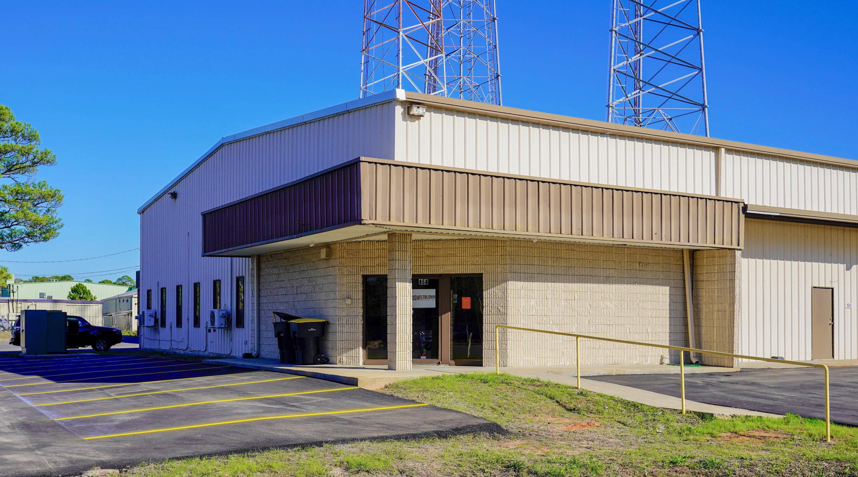Available for lease- 13,975 sf office/ warehouse in the Fort Walton Beach Commerce and Technology Park. This building is comprised of 3,234sf of office/ showroom and 10,741sf of warehouse. The warehouse portion offers 20ft eave heights, four loading docks, one drive in bay, 1,500 amps of power and a 3200sf mezzanine. The office portion has a showroom, a large conference room, two offices and a kitchen/ break room. This property recently received over $200,000 in capital improvements including a new roof, insulation, new overhead doors, resurfaced parking and LED lighting in the warehouse.