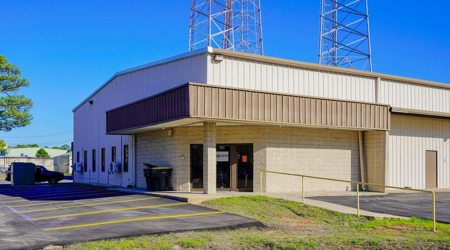 Available for lease- 13,975 sf office/ warehouse in the Fort Walton Beach Commerce and Technology Park. This building is comprised of 3,234sf of office/ showroom and 10,741sf of warehouse. The warehouse portion offers 20ft eave heights, four loading docks, one drive in bay, 1,500 amps of power and a 3200sf mezzanine. The office portion has a showroom, a large conference room, two offices and a kitchen/ break room. This property recently received over $200,000 in capital improvements including a new roof, insulation, new overhead doors, resurfaced parking and LED lighting in the warehouse.
