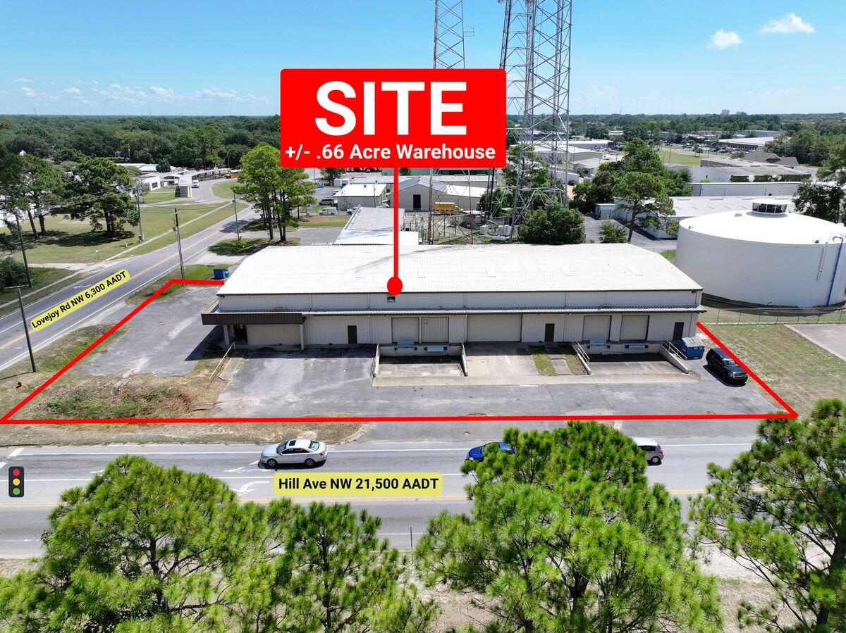 Available for lease- 13,975 sf office/ warehouse in the Fort Walton Beach Commerce and TechnologyPark. This building is comprised of 3,234sf of office/ showroom and 10,741sf of warehouse. Thewarehouse portion offers 20ft eave heights, four loading docks, one drive in bay, 2,000amps of powerand a 3200sf mezzanine. The office portion has a showroom, a large conference room, two offices and akitchen/ break room. This property will be receiving 200k in capital improvements and will be availablefor occupancy in early 2025.