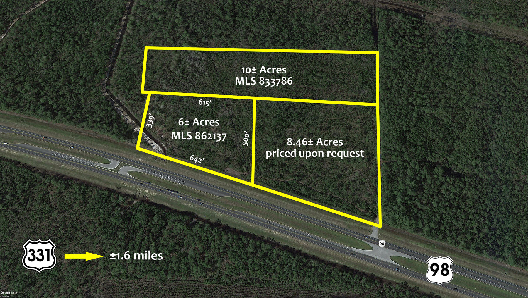 Approximately 8+ acres of wetlands.Zoned Village Mixed Use.Please inquire for information.