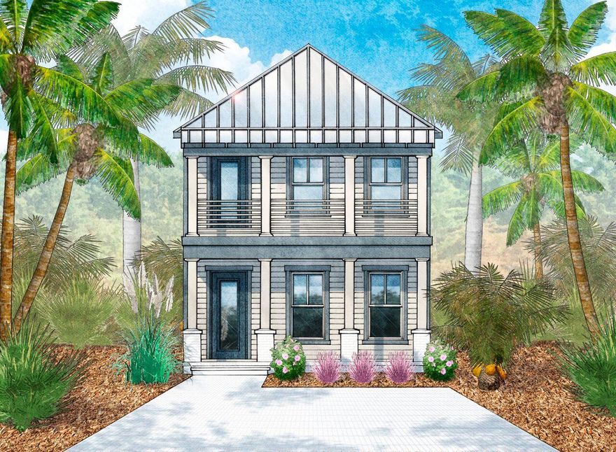 New home under construction in Serenity At Dune Allen ''The Miranda''