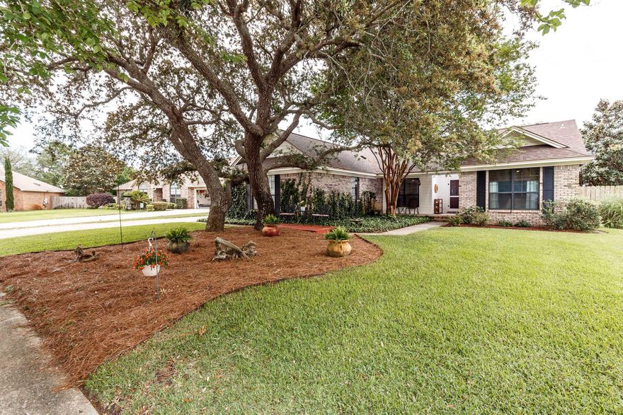 Located approximately 6 miles West of Hurlburt Field in the desirable Castelar subdivision, this stunning home does not disappoint! Home has been meticulously cared for and this is evident from the moment you set foot on property. The yard screams curb appeal, featuring St.Augustine grass that is watered by the well-fed sprinkler system. Pergola covered patio on the rear of home offers the perfect shaded spot to hangout. Interior is spotless:floorplan offers up eat-in kitchen, mud room/laundry, master bedroom, and formal dining room to the left of the foyer. Large living room and Florida room sit in the center of the home, with 2 spacious guest bedrooms and guest bath to your right. New roof (2012), New water heater (2014), Septic pumped (2015). Home comes with a termite bond, as well.