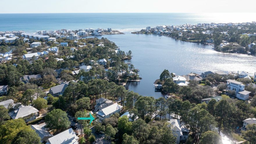 Stunning Lakefront Home on 30A - 59 Trae LaneThis exquisite 4-bed, 4.5-bath lakefront home on Eastern Lake offers luxury and prime location. Built in 2019 as a second home and never rented. It features an open-concept design, a gourmet kitchen, and en-suite baths for every bedroom. Enjoy breathtaking views from the private heated pool and spacious deck. A private boat dock (17ft 1995 cape horn center console included) provides direct lake access, allowing you to boat or paddle board to the beach and walk to the Gulf. Nestled on a quiet street yet minutes from 30A's best dining and shopping, this home is a rare gem in Seagrove Beach! Upon entering, you'll be captivated by the open-concept design that seamlessly blends indoor and outdoor living. The gourmet kitchen, equipped with high-end appliances and a large island, flows effortlessly into the inviting living area, creating an ideal space for entertaining. Each bedroom is thoughtfully designed, featuring en-suite bathrooms for ultimate privacy and comfort.

Step outside to your private oasis. The heated pool invites year-round relaxation, while the expansive deck offers breathtaking views of Eastern Lake. The property's private boat dock provides direct access to the lake, allowing you to navigate effortlessly to the beach and enjoy a leisurely walk to the Gulf of Mexico's pristine white sands and emerald waters.

Located on a tranquil street, this home is just moments away from Seagrove Beach's vibrant dining and shopping destinations. Enjoy local favorites like Old Florida Fish House, Beach Bean Coffee, Buddy's Seafood Market, and Coast Creamery, all within walking distance.

Experience the perfect blend of luxury and coastal living at 59 Trae Lanea true gem in the coveted 30A community.