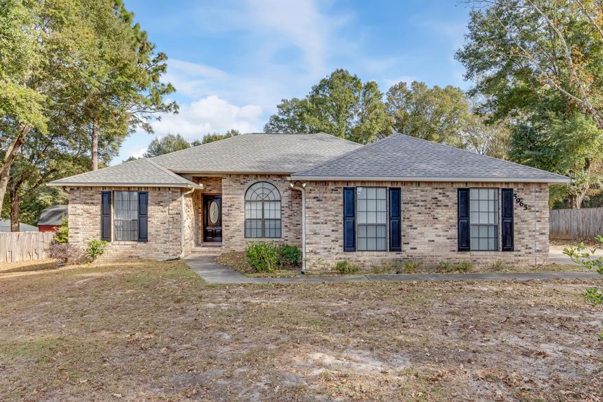 This custom built home on an acre is ready for immediate move-in. The kitchen features custom cabinets, a breakfast bar, table area, pantry, and all appliances. The home also has a formal dining area, large living room with a fireplace and vaulted ceiling. The master bathroom adjoins the laundry room and has a large walk in closet. An inviting covered back porch is the perfect place for relaxing The new roof was installed in 2021. Lower county taxes, no HOA fees.  All appliances convey as is. Yard building is ''as is'' (no value given).