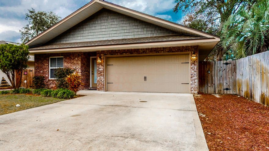 Not too late for the perfect Holiday Gift! Come in, Fall in Love, Make an offer!!  Incredible Location near Hurlburt Field, Eglin AFB, Walmart, Chick-fil-A, Grocery stores and MORE!!It doesn't even seem that the owners have lived in this home since it was built. Immaculate and incredibly maintained. Large master bedroom with TWO closets, TWO separate vanities, walk in shower and soaking tub! The two additional bedrooms also have private entrances into their shared guest bath. Like to cook? Entertain? You will love the large kitchen with ample cabinets,  commercial grade refrigerator, walk in pantry, kitchen island, along with a breakfast bar. The Living area is oversized with recessed lighting, crown molding, tons of natural light and raised ceilings.Don't wait.. call today!