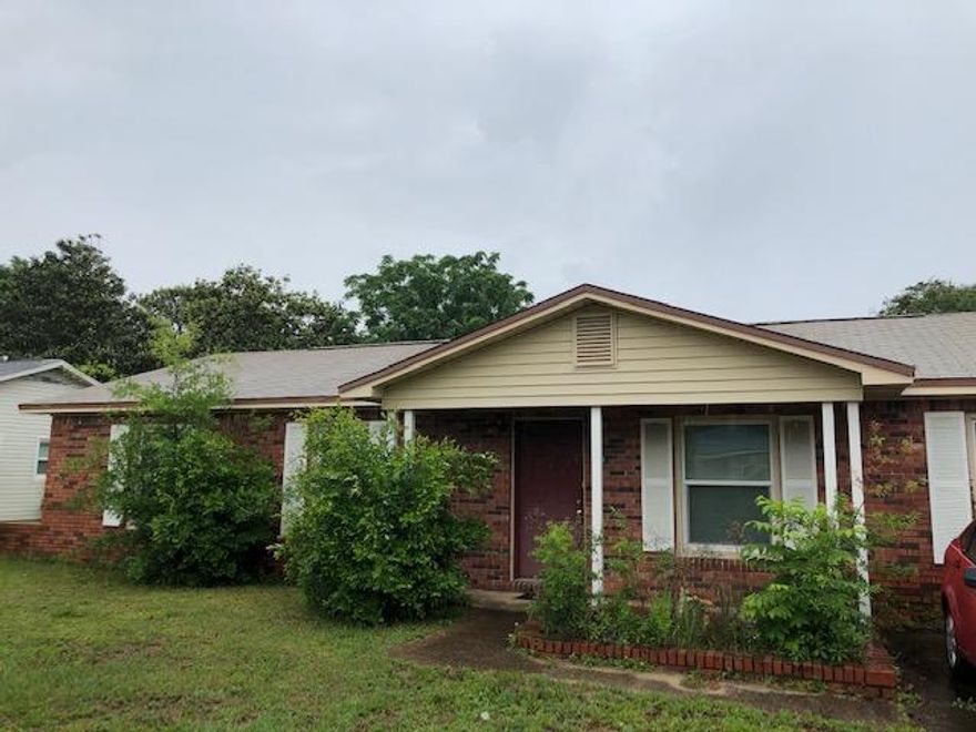 Great investment potential.  Large brick home in a quiet, older neighborhood of FWB.  Newer, thermal pane windows, newer HWH and HVAC.  4th bedroom could be used for a rec room, home office, etc.  Home is being sold ''as is''.  Large work shop in the backyard.  Lawn pump and sprinkler system.  Interior laundry room.
