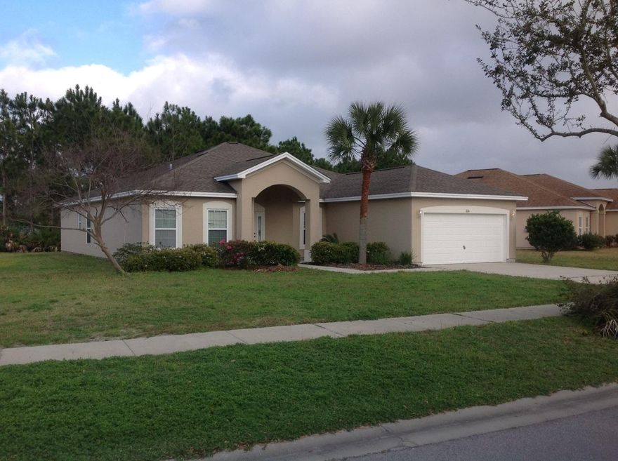 Motivated Seller. Please bring all offers! Pier Park is just walking distance from this Neighborhood. All kinds of shopping too like Dick's Sporting Goods, Bed Bath & Beyond and let's not leave out Walmart. Palmetto Trace neighborhood lends itself to Contemporary Homes with well manicured lawns and an association. This home has a beautiful stucco finish that has just been freshly painted. Inside is spacious and open with large 12ft ceilings in the living area and 9ft ceilings in the kitchen and bedrooms. Plenty of space to entertain with both dining and formal dining areas. The user friendly kitchen has tile floors with stainless steel appliances. It also has ample cabinet and countertop space. Generous living area has chair rail and arched doorways.