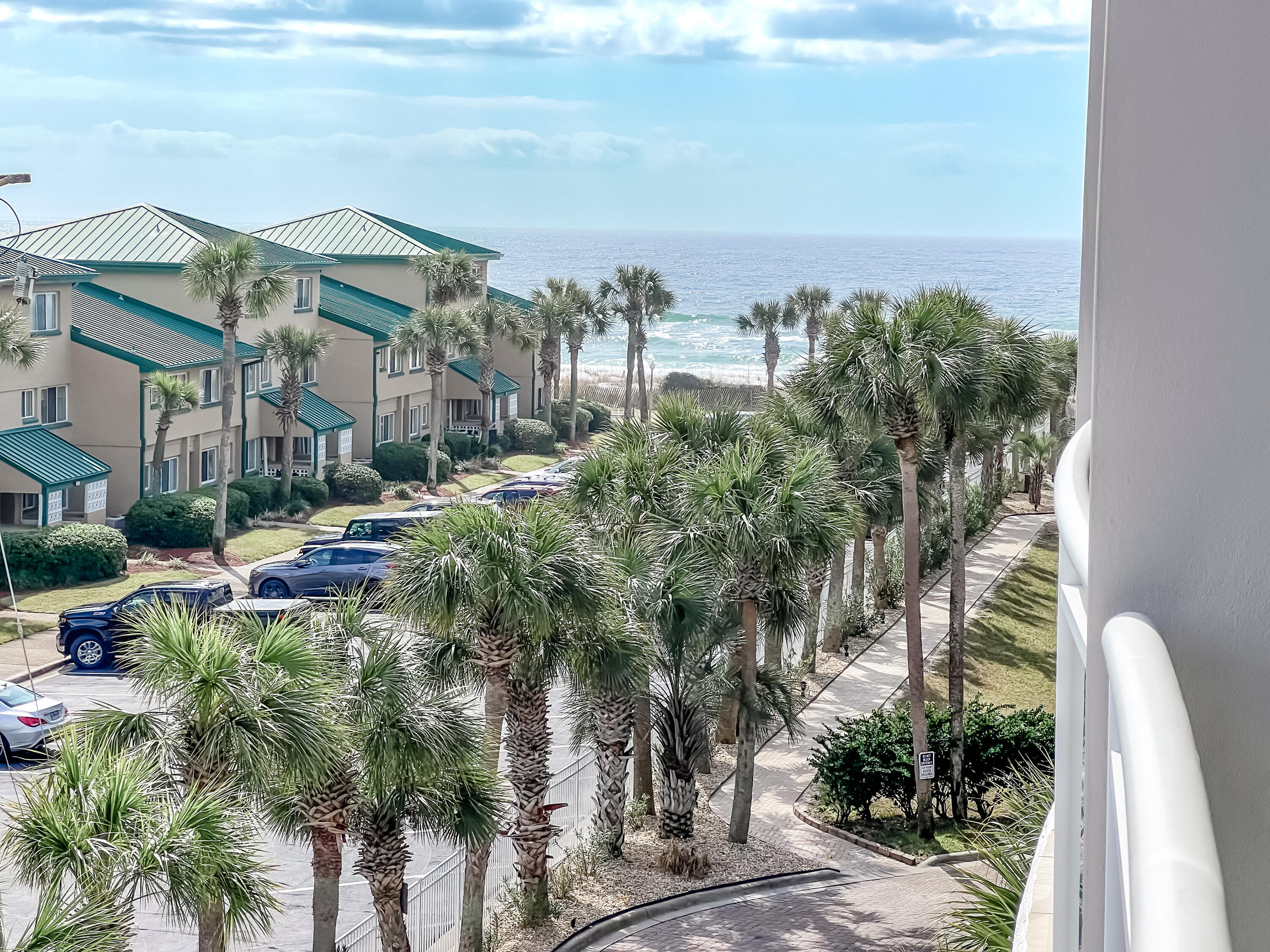 This 4th-floor studio-style unit features a cozy bedroom, a sparkling bathroom, and a fully-equipped kitchen that flows seamlessly into the living room, complete with a built-in desk for those who may want to mix business with beach bliss! This unit has been freshly painted. And guess what? You'll love sipping your morning coffee on your private balcony, where the soothing sounds of the ocean are just a heartbeat away! But hold onto your hats, because the excitement doesn't stop there! The beachside complex is a true playground for all ages! Imagine splashing around in the 5,000-square-foot pool or watching your little ones have a blast in the splash garden and kiddy pool! And when it's time to relax, slip into the large hot tub or enjoy the annually heated pool located right beneath the villas. Feeling energetic? The Fitness Gym is at your disposal to keep you in shape while you soak up the sun! And that's not ALL! The bayside is just as amazing, boasting a 700-foot lazy river with a stunning waterfall, two sizzling hot tubs, and a gradual decline pool that leads right into the Lazy River! Talk about luxury and fun all in one place! Here's the cherry on top: This amazing condo comes with FREE beach service for summer 2025, which includes two comfy chairs and one umbrella! Plus, there are multiple future bookings ready to roll. And for you pet lovers, rejoice! Pets are allowed for owners!
