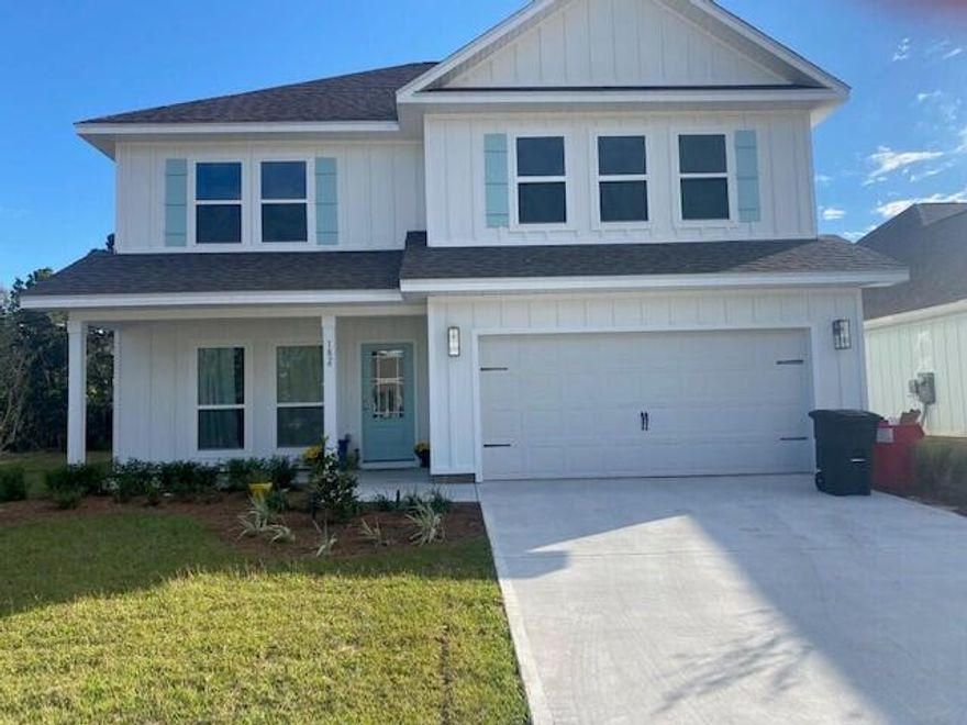 The Azalea is a 4 bed and 3.5 bath floorplan. Standard features of this home include 9' ceilings, EVP flooring throughout the common areas, carpet in allbedrooms, stainless appliances including a stove, microwave, and dishwasher. Beautiful granite countertops, painted cabinetry in kitchen and bathrooms, and designer lighting packageincluding mounted surface LED lighting in kitchen bathrooms and bathrooms per plan. These homes are constructed with 4 sided Hardie, aluminum fascia withvinyl sofits, a reinforced concrete foundation, weather resistant house wrap barrier, and dimensional shingles with a 30 year warranty.