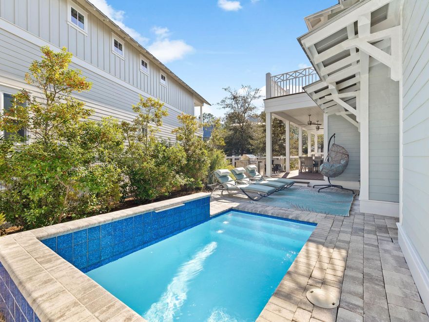 Discover the rare blend of charm, space, and value at 201 E Royal Fern Way--an updated 5-bedroom, 4.5-bath home with a private pool in WaterColor, one of 30A's most sought-after neighborhoods.At this price point, the private pool alone is a standout--but there's so much more to love. Wrap-around porches invite you to slow down and soak in the Florida sunshine, while inside, two separate living areas give everyone their own space to relax. The layout is ideal for hosting friends and family, with stylish updates and warm, welcoming finishes throughout.And yes--there are built-in bunk beds, because no WaterColor home is complete without them. They're a hit with kids, grandkids, and overnight guests alike. This home has been lovingly updated inside and out with all-new furnishings that feel fresh and inviting. The added bonus of a golf cart garage is a coveted item here at the beach and having a golf cart makes it easy to explore all the wonderful amenities WaterColor has to offer.

Homes like this with a private pool, gorgeous updates, and plenty of charm don't come around every day. Whether you're looking for a second home to use as a beach retreat or a vacation rental, this home is an excellent choice!