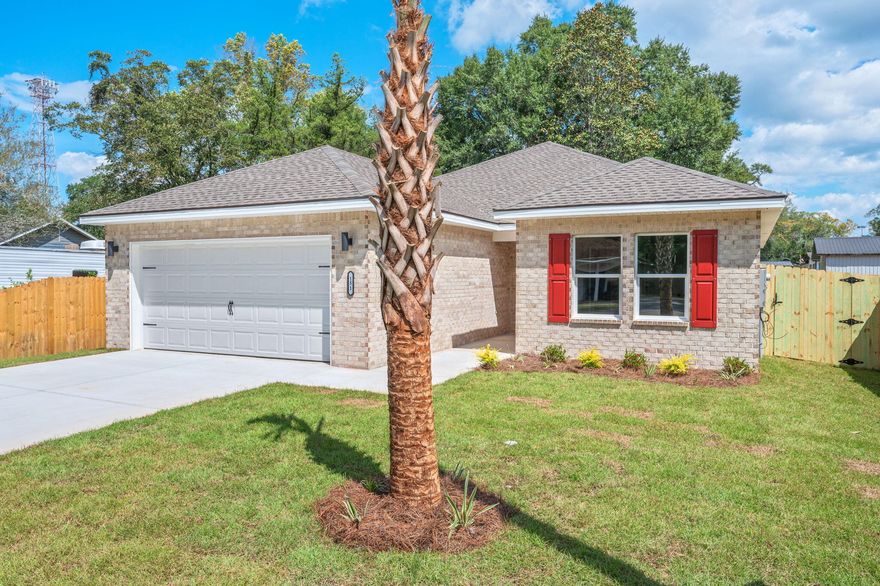 *CLOSING COST HELP AVAILABLE, JUST ASK!!ALEXA BUY THIS HOUSE!! If you seek quality affordable luxury, then honey stop the car! This home is 8 miles from Dukefield, 20 Miles from Eglin AFB, less than 1 mile from Downtown Crestview Fun and Food Trucks and the City Municipal Park! The builders thought of EVERYTHING like 10 ft ceiling living area,Trey ceiling in dining and master,Crown molding,75 in TV and 60 in fireplace,Cali grey ash LVP flooring,White Carrara quartz countertops,A real Irrigation system,All appliances w/ washer and dryer,Gutters, and a 6 ft privacy fence so anyway money for closing cost is really anyway money!! All this house needs are you as its new owner!! We want to stay up to date of what our buyers like and 9 out of 10 told us our homes just feel like home and that did it for us! Our mission is quality over quantity, and we nailed it!! Speak with your favorite realtor regarding a showing.