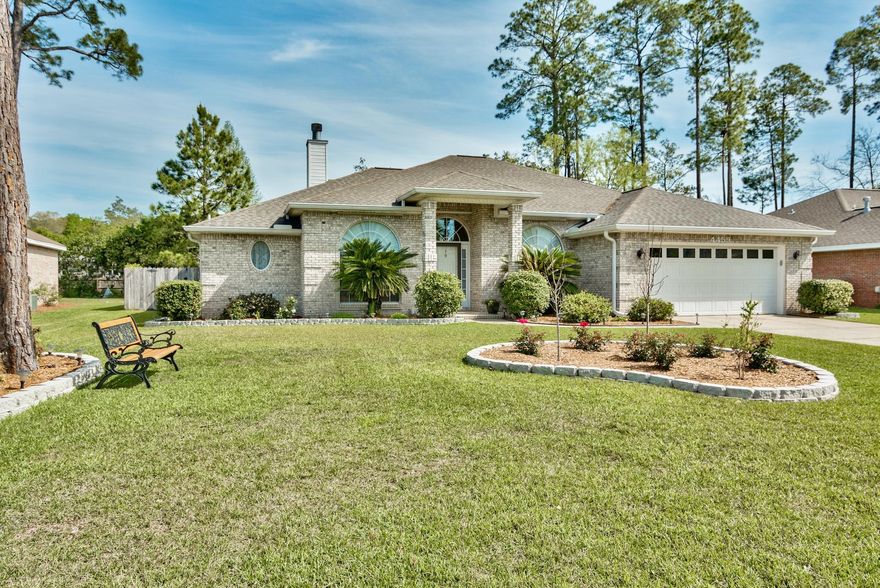 BEAUTIFUL, SPACIOUS 4 BR HOME W/POOL & HUGE YARD IN FANTASTIC NEIGHBORHOOD! Large rooms w/10 ft ceilings, fresh interior paint & an effortless floor plan provide a warm, homey feel. Wood floors,crown molding, an angled gas fireplace, & glass sliding doors accessing the huge heated/cooled Fl.rm overlooking the fabulous pool make an immediate impact. The formal dining rm w/tray ceiling flows into the large eat-in kitchen w/granite counters, custom over & under cabinet lighting, few years old appliances, eating bar & custom pantry. Offering a split floor plan, the spacious master w/laminate wood floors, tray ceiling & two walk-in closets adjoins the NEW master bathroom w/custom tile shower,large separate tub, his & hers separate granite vanities & new floor. Two add'l BRs w/custom closets