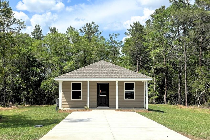 New construction by Century Complete, a top 10 US homebuilder! Step inside to find an open concept kitchen, dining, and living area; perfect for entertaining or relaxing. The kitchen features white cabinets and generous counter space. The primary suite offers a peaceful retreat with a private bathroom while the two additional bedrooms provide flexibility for your lifestyle. Don't miss this opportunity to own a new home with builder warranty! Closing cost credit and/or rate buydown available on select homes! Prices, terms and conditions subject to change without notice. Square footage and dimensions are approximate; buyers to verify all information. Convenient to Crestview, Defuniak Springs, and I-10, our Mossy Head homes offer tremendous appeal and great location!