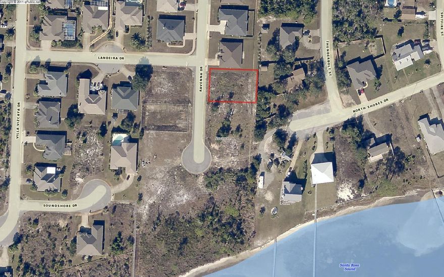 GORGEOUS LOT in Villa Vizcaya! Lovely Neighborhood. Build your Dream Home by the Beach! Location is convenient to Hurlburt Field to the east and Pensacola NAS to the west. Near Navarre Beach, Dining, Shopping and the Gulf Breeze Zoo! Take a Drive By, Then Call Us to Make An Offer! Buyer to verify measurements.