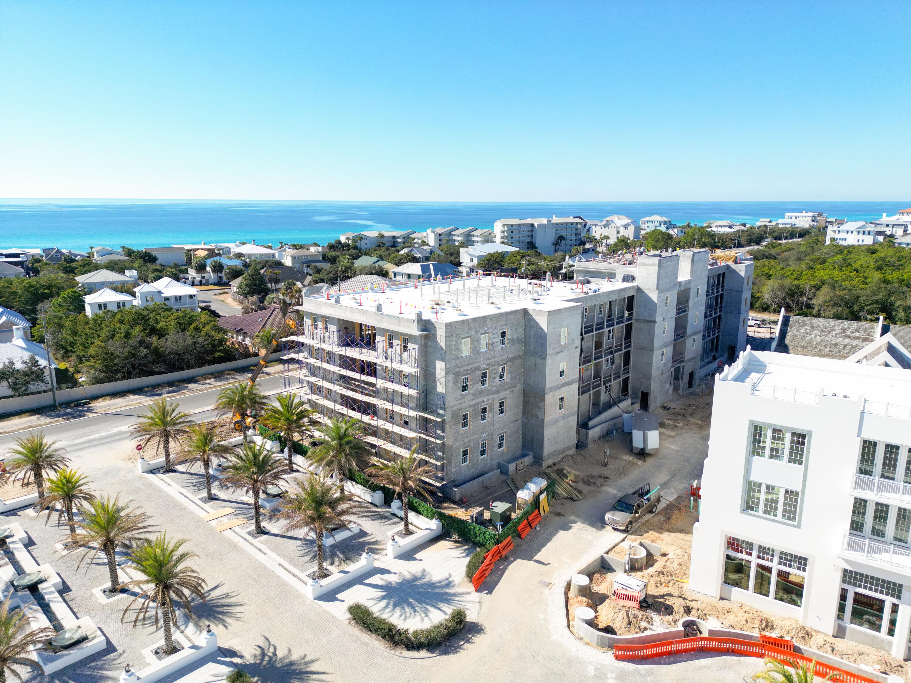 Elegantly poised along Scenic Highway 30A, the Kaiya Club Residences offer a unique constellation of connectivity, serenity, and privacy. The Kaiya Club Residences are meticulously appointed condominiums with generous floor plans, arresting Gulf views, a grand lobby, and a scenic, rooftop pool (rooftop pool owned and maintained by the Kaiya Club). Penthouse 3 is a 3-bedroom, 3.5-bathroom 2 story residence with a very spacious master bedroom that extends out to a large balcony on the 2nd floor. The luxurious chef's kitchen located on the 3rd floor features plenty of pantry storage, Wolf & Sub-Zero appliance package, custom-designed wood cabinetry, along with Ceasarstone counters and backsplash. The living room is located on the 3rd floor and offers gulf views from the adjacent balcony.