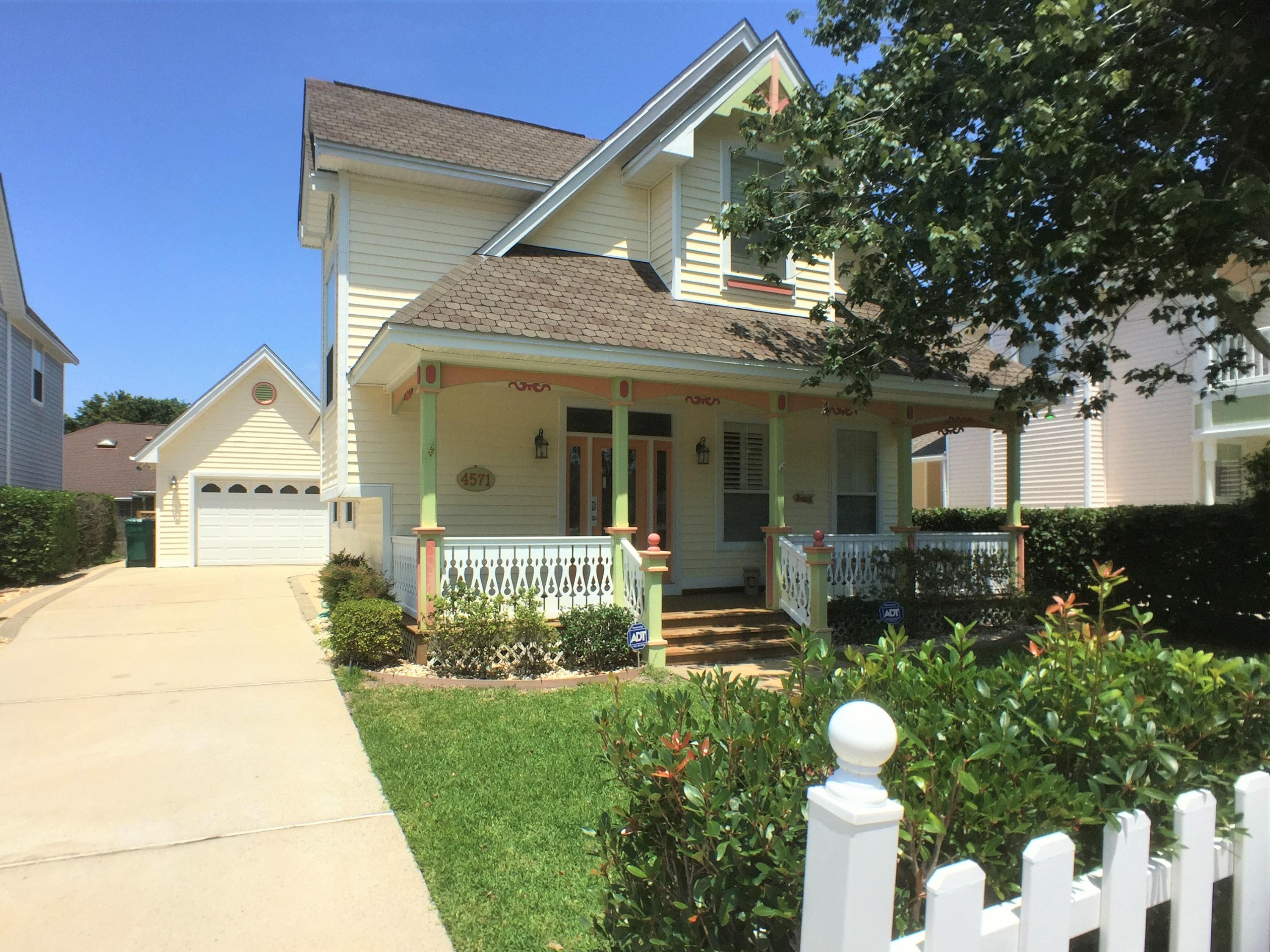 This adorable Victorian 3BR/2.5BA cottage is located in one of Destin's most desirable neighborhoods of Sovereign Isle. The rental features beautiful interior finishes and upgrades to include Brazilian cherry wood floors, granite countertops, and crown molding. The exterior boasts a charming covered front porch, a detached garage, and a charming courtyard. This picturesque Crystal Beach neighborhood offers a community pool and is ideally located near shopping, restaurants, and beautiful white sand beaches. This home may be rented Furnished or Unfurnished and is pet negotiable to small pets up to 25 lbs. Tenant is responsible for all utilities. Property will be held off market up to 14 days with Holding Fee and approved app. Lease Prep Fee of $75 is due prior to move in.