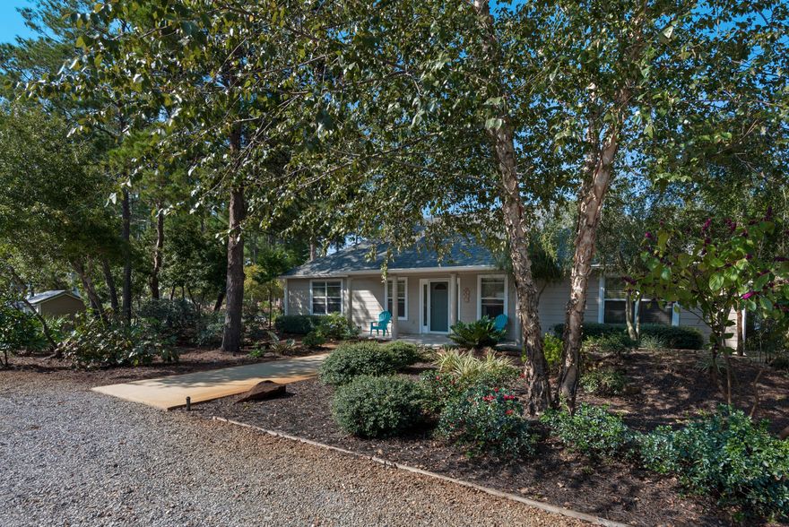 COMPLETELY updated luxury home with private backyard oasis on 1/3+ acre lot in sought after Santa Rosa Ridge.  Conveniently located to 30A beaches, shops, restaurants. NO HOA. Large kitchen with island that seats 6, including quartz countertops, high end cabinets, luxury appliances, and TWO built in beverage fridges. Open floorplan flows to outdoor lanai screened enclosure with heated salt water pool (all new equipment). Outdoor area surrounded by new vinyl 8' privacy fence. Updated bed/bath (LVP, tile, quartz countertops, lighting, faucets and vanities). Added 4th bedroom with custom bunkbeds. New laundry space, appliances, and hot water heater. Remodeled 2 car garage with attic storage. Ample parking. New paint, concrete driveway turnaround, front sidewalk, lighting and guttters w/guards