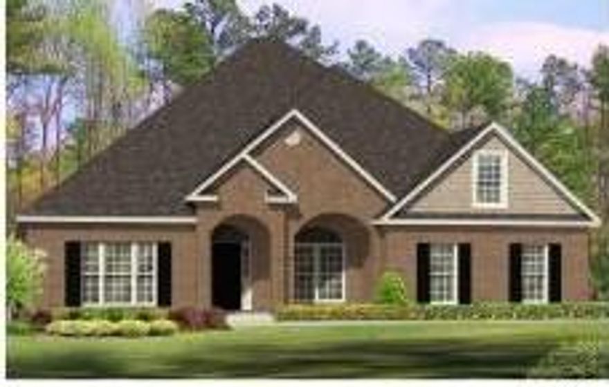 The Brianne is a 3,025 sq. ft. single story floor plan. It features 5 bedrooms, 3 bathrooms and a three car garage. The Brianne has covered front and back porches. The entry divides the study from the formal dining room. Down the hall is the gourmet kitchen featuring a stainless cooktop, wall oven, wall microwave, stainless vent, an island and counter bar that overlooks the breakfast area and family room. Granite countertops in the kitchen and baths. The master bedroom features separate access to the large, back covered porch. The master bath features dual sinks, a separate tile shower and large tub as well as a large walk in closet. Photos are of similar, but not necessarily of subject property. Listing Broker/Salesperson has ownership interest in the property