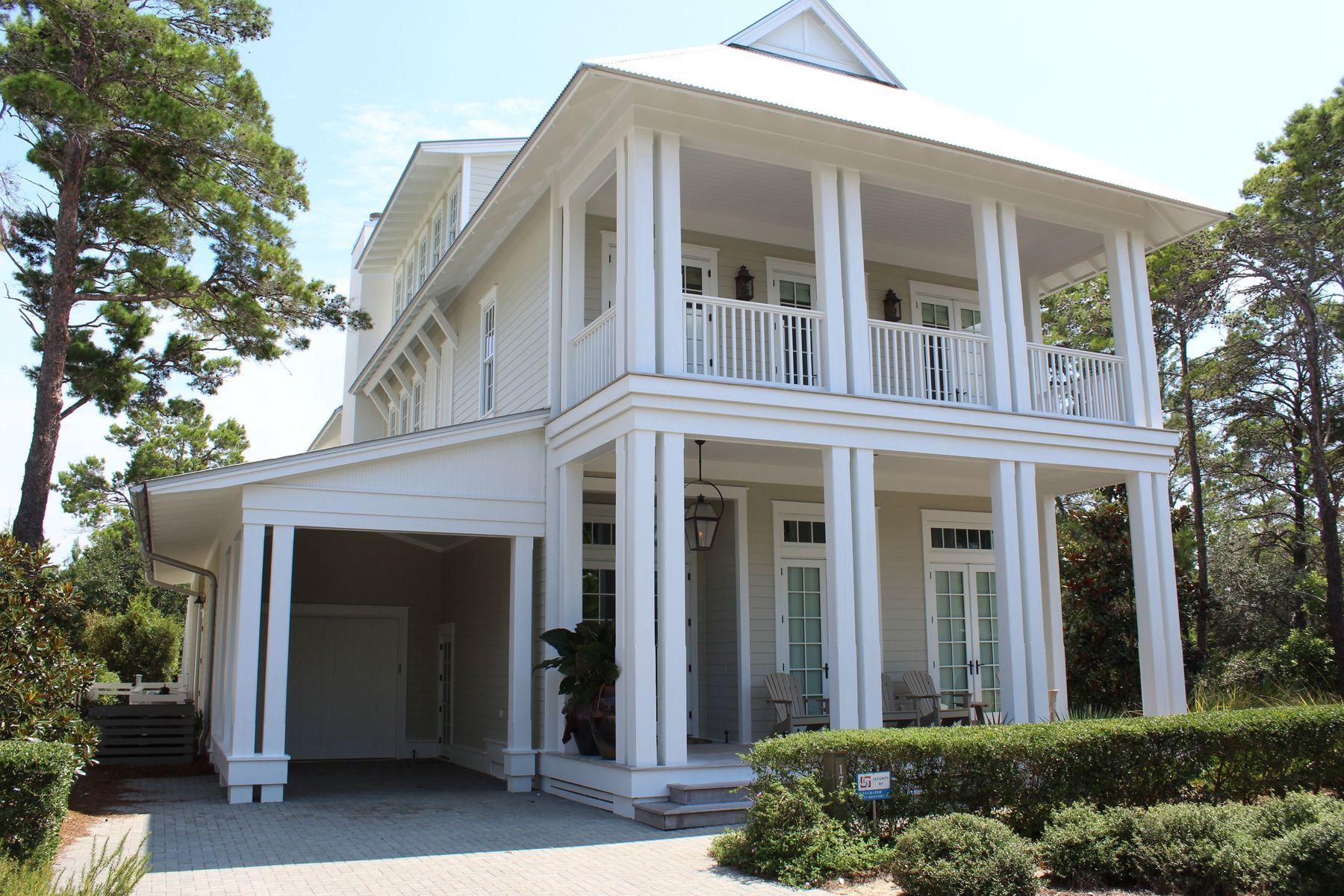 Fresh from the pages of the prestigious ''Cottage Style'' magazine, this three-story Florida cottage combines Cara McBroom design from Lovelace Interiors with an enviable WaterColor lifestyle.From the moment you step inside you are ushered through the house by the beautiful Oak floors so you can throw open the triple sets of French doors leading to the pool and listen, you know this is where you belong. There's nothing to disturb the peace and tranquility apart from the sound of happy birdsong and the breeze in the pine trees.The immaculate interior features classic timeless dcor including shiplap throughout, tying the home to its natural surroundings.