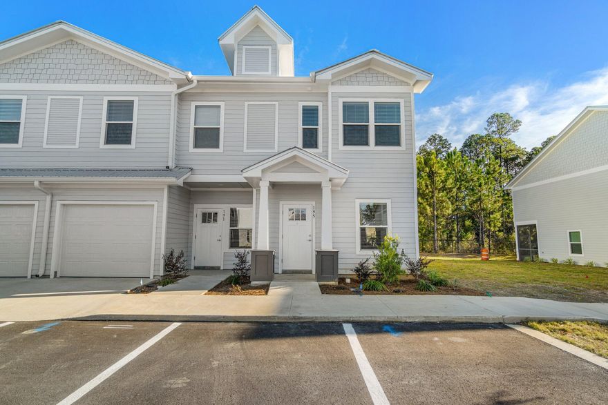 Welcome to a tranquil, relaxed lifestyle with the luxury of the beautiful white sandy beaches just up the road. You won't want to miss out on this opportunity! Covered, screened in back porch area, quartz counter tops, LVP flooring and carpet throughout, all stainless appliances, mini blind window coverings, community pool, 3 beds, 2.5 baths.***Photos are stock. Unit will be rented unfurnished.***The HOA is adding a playground and pickle ball courts. Coming Soon!