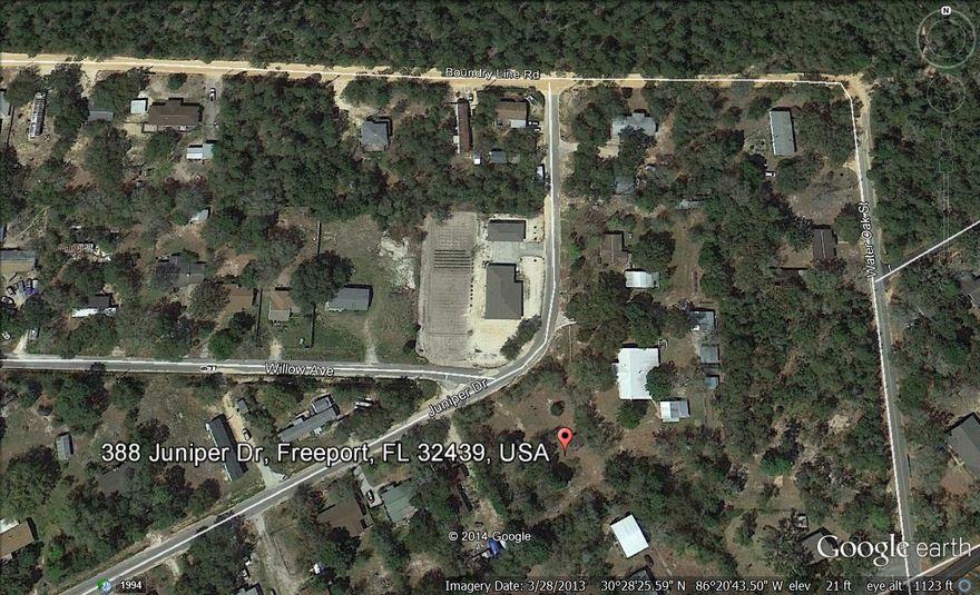 Build to suit on either one or two lots in Choctaw Beach just 1 block from the Eglin reservation and a few blocks from the bay! Build your dream home now or secure your lot for future building in this fast developing area. The zoning in this area is Rural Village.
