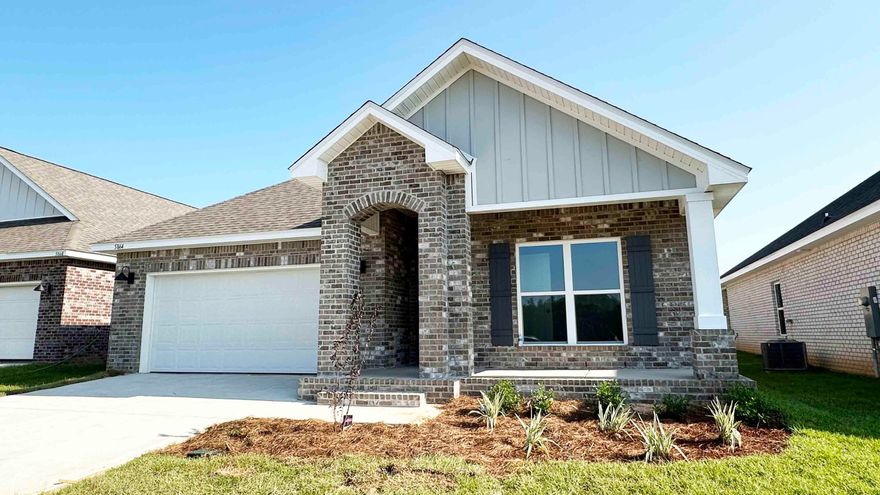 New construction in Marlin Place! The charming Rhett, one of our most popular & highly desirable Open Designs. 4 beds, 2 baths, covered patio & a 2-car garage. The Smart Home Connect System includes several Smart Home convenient devices. BEAUTIFUL, well-designed kitchen offers gorgeous Quartz countertops, relaxed living with a lg. island bar, quiet dishwasher, all stainless appliances, pantry, & spacious dining area. Bedroom 1 & adjoining bath feature a walk-in closet, Quartz double sink vanity, tub AND separate shower. Striking wood-look flooring throughout & Friese carpet in the bedrooms.