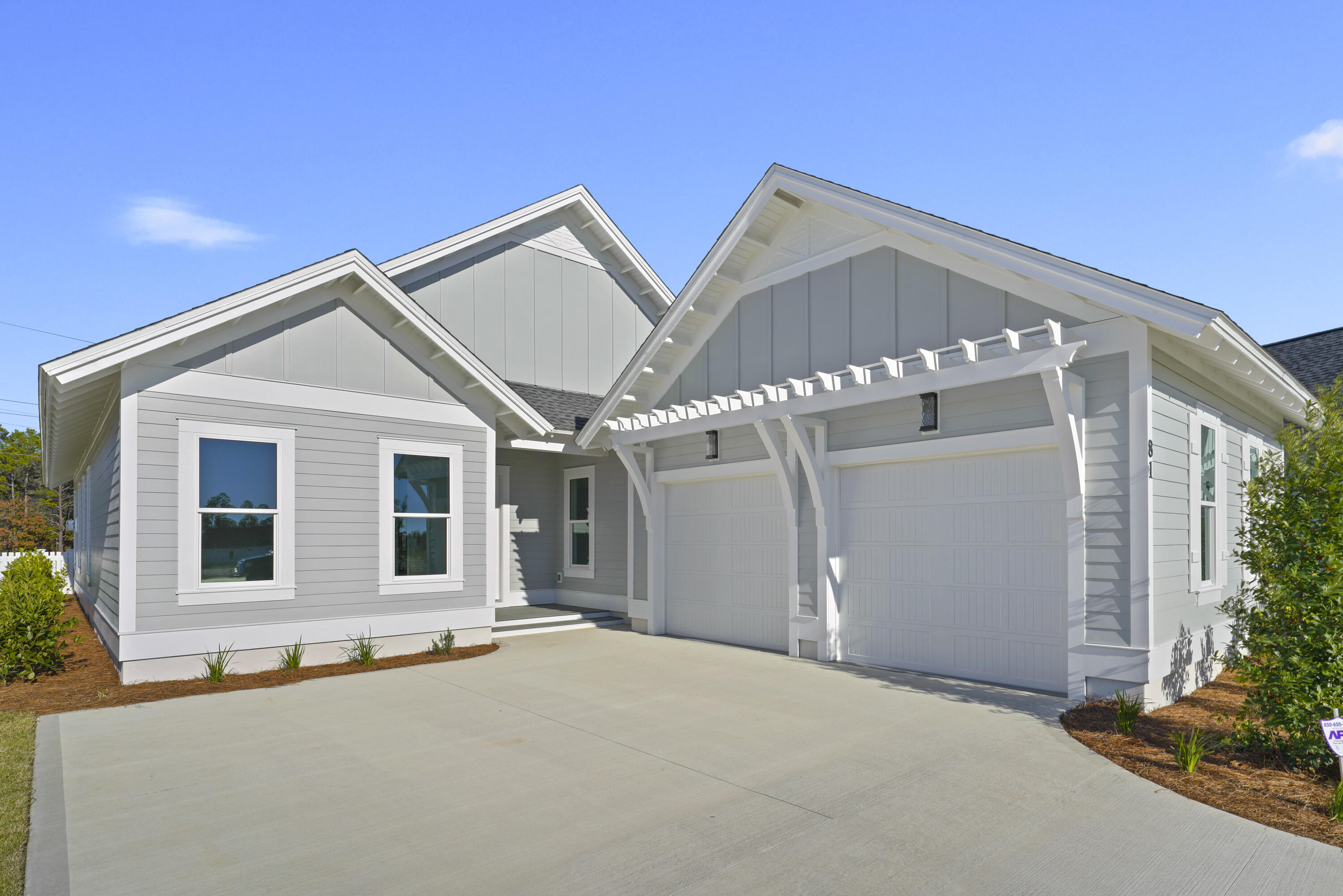 HUGE LOT *** POOL***NEW CONSTRUCTION *** Introducing the stunning Royal Fern 3 Bedroom + Study/ Bonus Room plan by Boswell Builders, located in the sought-after Powell Landing East enclave of Watersound Origins. This brand-new move in ready single-story home is perfectly situated on a rare premium pie-shaped lot, offering an expansive backyard that accommodates a custom, luxurious, oversized 30' heated saltwater pool, spa, and custom expanded shellstone paver patios, with ample green space for landscaping to create a private oasis.This thoughtfully designed home features 3 spacious bedrooms, each with its own en-suite bathroom, 3.5 bathrooms, a study, and a fully equipped outdoor living area. The open-concept main living area is highlighted by 10' ceilings, a cozy fireplace, and luxury vinyl plank flooringThe gourmet kitchen is a showstopper, boasting wood cabinetry that extends to the ceiling with glass-front uppers and lighting, quartz countertops with a solid quartz backsplash, and premium stainless-steel appliances, including a 36" gas range, vent hood, and microwave drawer.
The primary suite is a retreat of its own, with a massive walk-in closet, a spa-like bathroom featuring a double vanity, a freestanding soaking tub, and a walk-in tiled shower. Additional details throughout the home include crown molding in the main living areas, bedrooms ,baths and study and 8' solid core interior doors.
Step outside to your screened lanai, where the outdoor kitchen awaits, complete with weatherproof Naturekast resin cabinetry, a quartz countertop, and a 34" Coyote gas grill with a vent hood. Adjacent to the lanai, the oversized pool area is perfect for entertaining, featuring extended shellstone decking to accommodate loungers and enhance the resort-style ambiance.
This home is also outfitted with cutting-edge smart home technology, including pre-wiring for two wireless access points, integrated audio speakers in the living room and lanai, and pre-wiring for exterior cameras. The smart garage door opener, thermostat, and security system, along with the Nest doorbell camera, offer convenience and peace of mind. And, if you work or play from home, the custom home networking plan includes multiple Cat 6 lines run to every room, including the lanai.
From its modern design and custom upscale finishes to its seamless integration of indoor and outdoor living, this home embodies the Watersound Origins lifestyle. Don't miss this opportunity to experience luxury living in one of the area's most desirable neighborhoods.
The Watersound Origins community is one of South Walton's most coveted golfcart neighborhoods for its exceptional amenities, beautiful new homes, and prime location. Amenities include the Village Commons pool & fitness center, sports courts, miles of nature trails, dock access to Lake Powell, unlimited golf, and lots of green space for outdoor play. Watersound Origins is peaceful and quiet and does not allow short term rentals. The all new Watersound Town Center brings a new level of excitement and convenience to the community with a Publix Super Market, delicious restaurants, healthcare facilities, shops, salons and a weekly seasonal Farmers Market, and more right at the entrance to the neighborhood!
Call me today for more details!