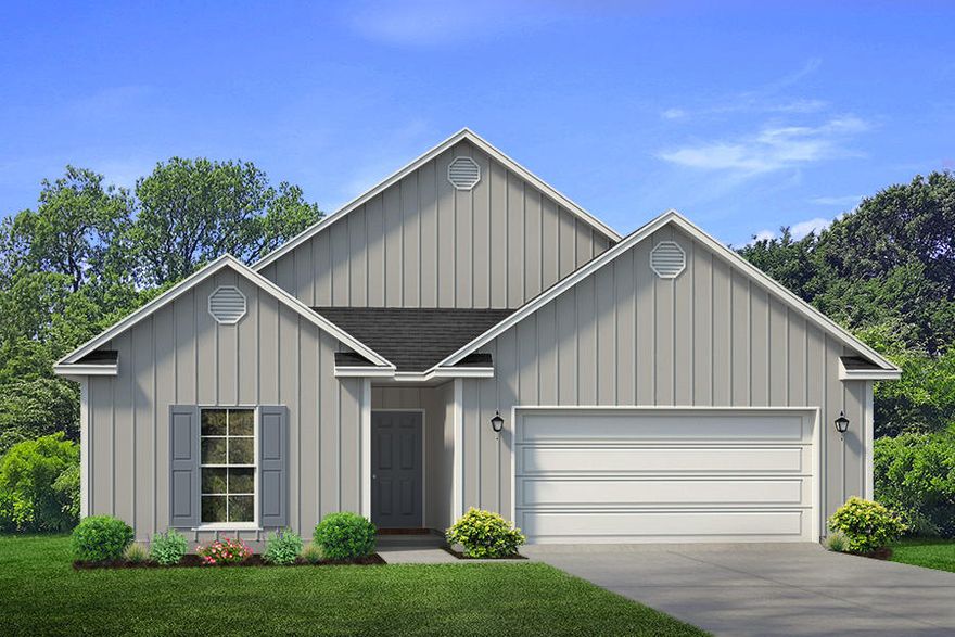 Welcome to Stonegate! South Waltons brand new construction community built by the leading builder in the Nation for over 15 years! Beautiful four bedroom ranch home that has the WOW factor the moment you walk into the front door. Light EVP flooring, hand painted cabinets, granite countertops, LED lighting, new SMART HOME PACKAGE and more are a few standard features of this new home. Gorgeous kitchen open to the family room ranch home that has the WOW factor the moment you walk into the front door. Light EVP flooring, hand painted cabinets, granite countertops, LED lighting, new SMART HOME PACKAGE and more are a few standard features of this new home. Gorgeous kitchen open to the family room separated by only a large kitchen island with storage.