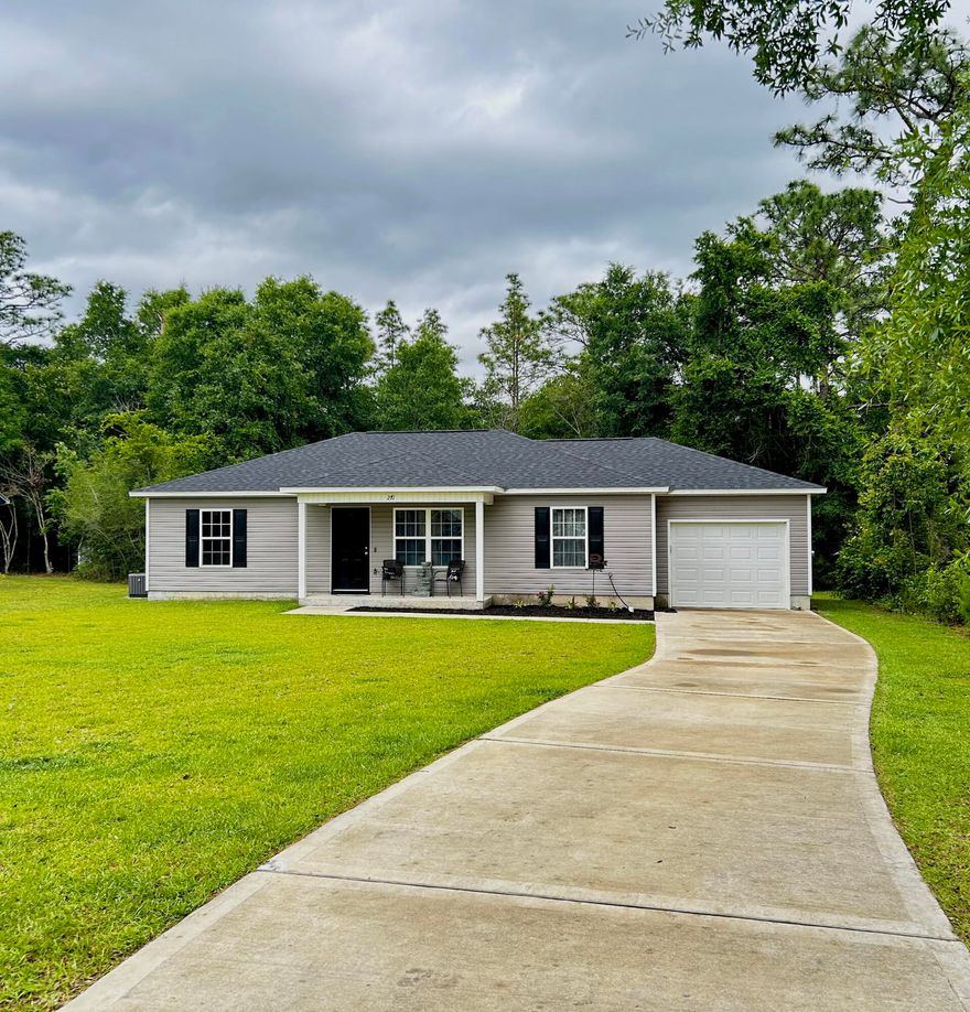 Welcome to this stylish & modern three bed, two bath home near King Lake! This home is USDA eligible meaning you can get it 0% down! Seller will also pay towards buyers closing cost to help buyers get into this beautiful home! The inside is a split floor plan with an abundance of extra storage and oversized closets. Not to mention the huge front yard with a 4 car driveway leading up to a one car garage and spacious backyard with a patio and fire pit! In the home is a Manabloc Manifold System that allows for plumbing zone control and fast hot water delivery. This is great for keeping the pipes from freezing over & bursting on those cold nights. The quiet street makes for a perfect relaxing day on the porch or patio with the family, call to see it for yourself!