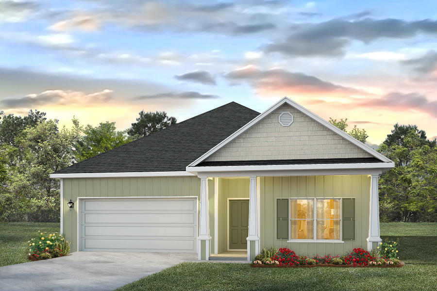 This is the model home. Welcome to Southern Pines! This is a smaller community only featuring 36 total homes. This Rhett plan is now under construction. A Singlestory home including 4 bedrooms, nice size Master Bedroom with 2 car garage, solid surface granite counter tops, Engineered vinyl plank flooring,Frigidaire appliances, Smart home package including KwikSet key-less entry, Z-wave technology, and much more. Very peaceful community that isfull of wooded surroundings.