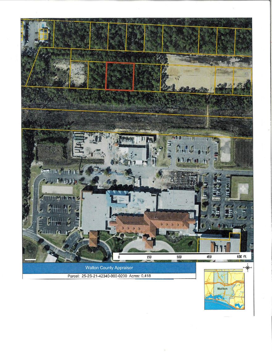 ''Prime'' Location right behind Sacred Heart Hospital. Highest and Best Uses includes Multi-Family, Storage, Warehouse, Flex-Space, Medical Office and Commercial Mixed-Use Development. This Subject Property (.418 acre) can be combined with four adjacent Parcels for a total of 2.277 acres. Property will be sold ''As Is''. Survey can be provided. Zoning Coastal Center.