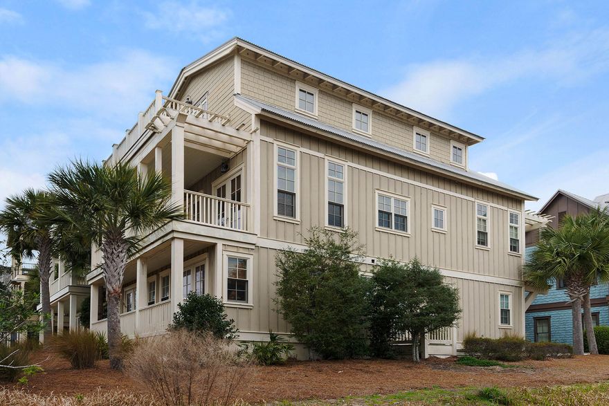 This is a fantastic vacation getaway home in the secluded and gated community of Cypress Dunes. The rear of the home abuts TopSail Hill State Preserve and has fantastic views of the Gulf from all levels. This home is being sold with no furnishings. The main level is wide open for entertaining with an executive style kitchen featuring Stainless Steel appliances and a Bosch gas stove and dishwasher. A focal point of the room is a operating gas fireplace. Cypress Dunes is on the western edge of HWY 30A and has easy access to HWY 98. The community has a club house with fitness facility, tennis courts, infinity-edge pool, outside Jacuzzi and an outdoor fireplace with seating area.