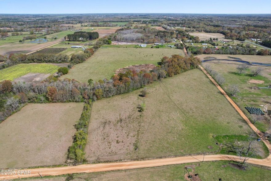 Conveniently located between Chipley and Graceville just off Hwy 77 - you are about an hour to Panama City Beach, 30 minutes to Dothan Alabama and 15 minutes to I10. Whether you are looking for beautiful pastures to build your dream home or a place to raise cattle - this approximate 39 acres would be ideal! The property is fenced with gates - has electric and well on site - and has a stream running through a portion for a natural water source for animals.