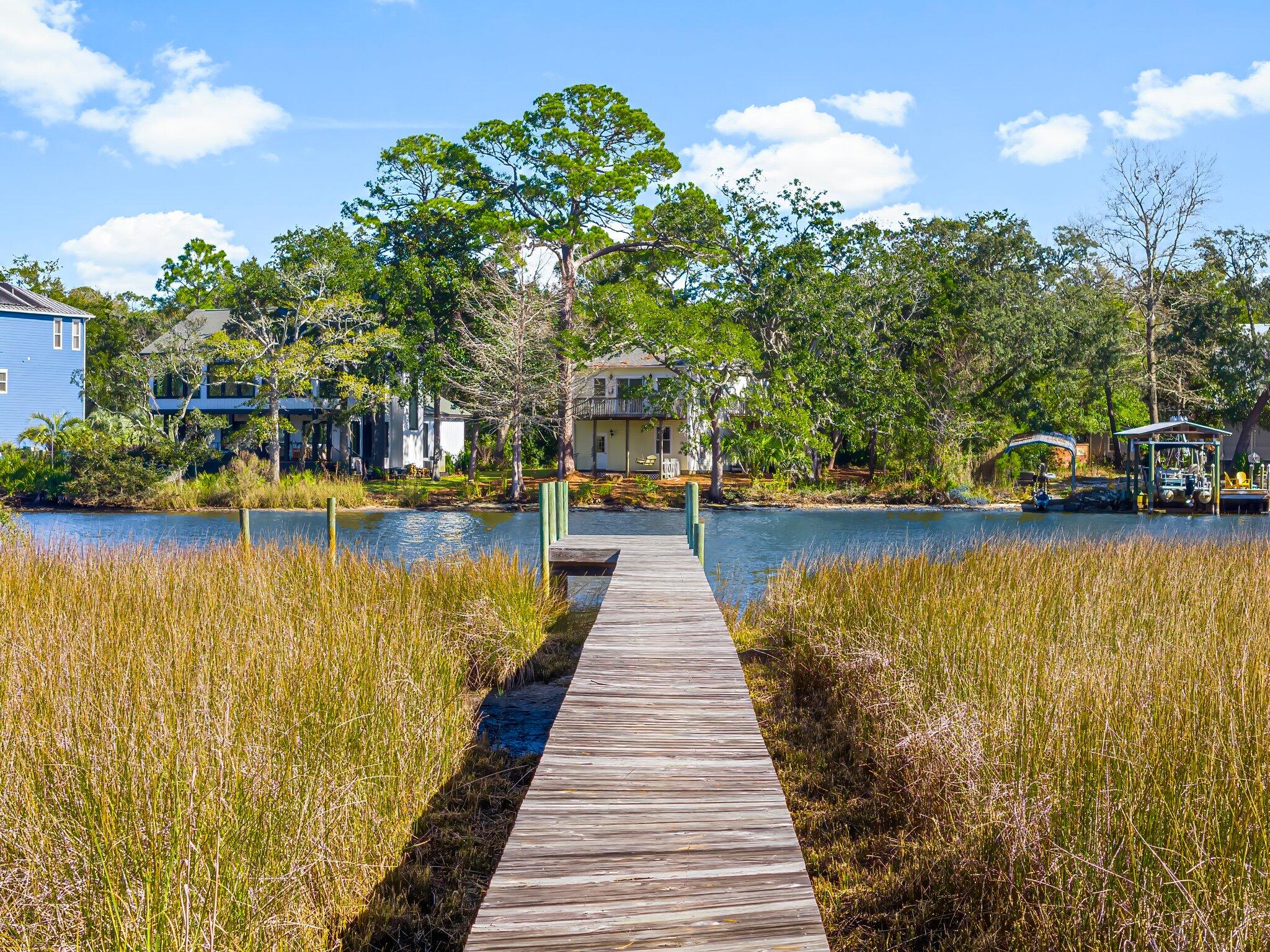 Beautiful opportunity to own a large, secluded waterfront property on deep water!  More than one acre.  Already has a dock built.  The tranquility of waterfront living with quick access to the Choctawhatchee Bay which will lead you to the Gulf of Mexico.  Come design your dream home today.