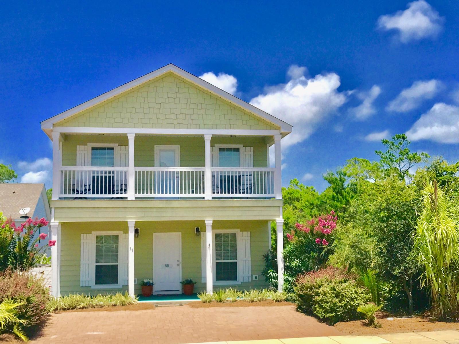 BEACH LIFESTYLE Savannah Plan ''COTTAGE''!!!Walk to 30 Avenue Shops & Restaurants-4 Blocks to Gorgeous White Sand BEACHES!SPACIOUS Rooms & Closets Galore!Romantic MASTER SUITE -PRIVATE BALCONY!Open Kitchen with STAINLESS STEEL Appliances.GRANITE Countertops.Ebony Hardwood Floors on Main Level.Paver Parking for 3 Vehicles.Terraced Decks with Walk under STORAGE below for bikes, kayaks, & beach gear.Large Back yard completely enclosed with a Privacy Fence should be enough room for a HOT TUB or dipping pool! You are also adjacent to the right of the community pool.-Ready to enjoy FLORIDA LIVING!Schedule your Appointment for your personal Showing TODAY!Home has a contract with contingency. 48 hour break clause in place..
