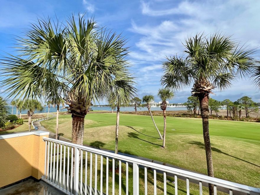 Beautifully updated and fully furnished 3 bedroom, 3 bath townhome located in the bayfront community of Grand Harbour within the private gates of Sandestin Golf and Beach Resort. This unit features beautiful wood-look vinyl flooring throughout, soft close cabinets & drawers, stainless steel appliances, and ensuite bathrooms in all 3 bedrooms. You will enjoy the serene views of the Choctawhatchee Bay, Links golf course, and Baytowne Marina from the large balcony off the master suite and the screened-in patio off the living area. Grand Harbour offers a community pool and is just a quick 5 minute drive from The Village of Baytowne Wharf with great restaurants, retail shops, and fun entertainment options. Come relax and enjoy the luxurious resort lifestyle!