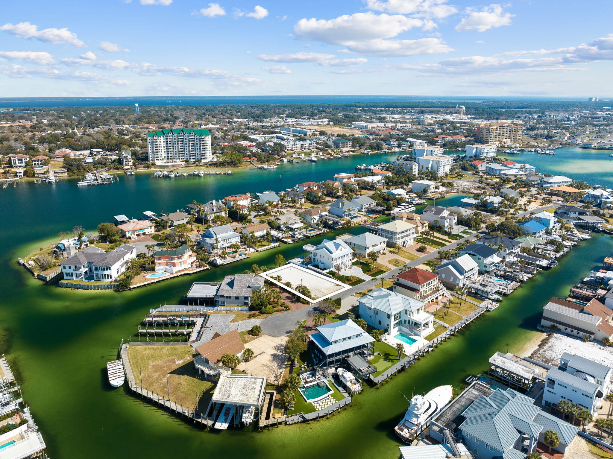 Calling all boaters and builders! Here is your opportunity to own one of the last remaining vacant lots in Holiday Isle. Enjoy 90 feet of canal frontage in the heart of Destin, offering quick access to Destin's ''East Pass'' and the Gulf of America. Destin is known as the ''World's Luckiest Fishing Village.'' Schedule your showing today.