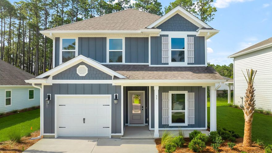 This home is to be built. Masterfully designed single-family residence with four bedrooms and three and a half bathrooms. This home offers a perfect blend of elegance and relaxation, ideally suited for those in search of an exquisite second home or a serene vacation retreat.