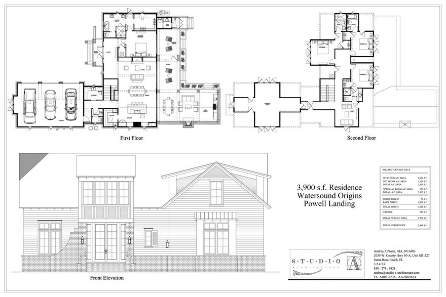 The Tensas by Key Lime Construction is a striking 4 bedroom, 4 full bath, 2 half bath, 3-car garage residence with a private pool that blends timeless architecture with thoughtfully curated custom details throughout. Oversized double front doors framed by rich brick accents create layered texture and a commanding first impression. Inside, the foyer is anchored by a brick feature wall with an arched brick opening leading into the primary suite alcove, an intentional architectural element designed to enhance privacy. This detail sets the tone for the home's refined craftsmanship. The main living spaces unfold in an open, light-filled layout connecting the chef's kitchen with upgraded appliances, a large island and walk-in butler's pantry to the dining and living areas. A fireplace with custom built-ins anchors the living room, while three sets of large sliding glass doors, from the dining area, living room, and primary bedroom, open seamlessly to the expansive covered outdoor living spaces, creating a true indoor-outdoor lifestyle. 

The primary suite, privately positioned on the main level, offers a spa-inspired bath, generous custom walk-in closet with potential for a dedicated dressing or makeup area, and direct access to the rear porch. 

With 11 ft ceilings on the first floor and 10 ft ceilings on the second, the upstairs also features 3 guest bedrooms with generous closets and a dedicated media room, ideal for movie nights. The plan also includes a finished bonus room over the three-car garage, offering exceptional flexibility for a gym, game room, bunk room, hobby space, or additional living area. Abundant and easily accessible attic storage space further enhances the home's functional design.

The outdoor living experience is nothing short of spectacular, offering over 1,000 square feet of covered, screened porch space designed for year-round enjoyment. The resort-style setting includes a pool with sun shelf, a dedicated pool half bathroom, and expansive entertaining areas that can be closed off by motorized screens. The outdoor kitchen features NatureKast cabinetry, a large gas grill with hood, under-counter refrigerator, and bar sink, complemented by a wood-beamed ceiling, brick flooring, and multi-brick architectural accents. A large gas fireplace with built-ins anchors the space, creating a warm and inviting atmosphere for gatherings.

