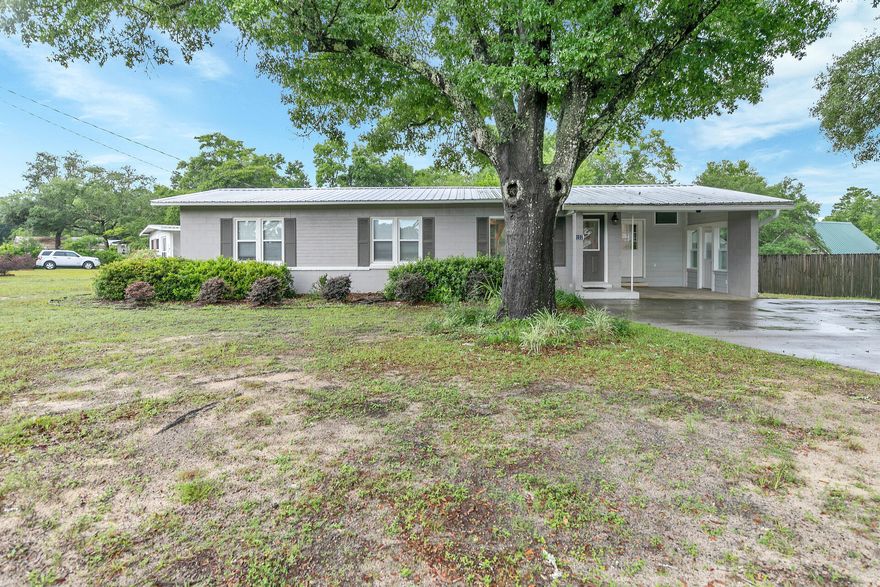 Come see this beautiful, updated home in Niceville! Situated on a large corner lot in a quiet neighborhood, this house has been fully renovated within the past 4-6 years.  Over 100k renovation, high end/quality work and no expense was spared.  New hardwood flooring, new kitchen, new bathrooms, new roof, new HVAC, new windows, new doors, all new high end kitchen and bathroom appliances and washer/dryer, new plumbing, new electric junction box and recessed lighting throughout, new ceilings and drywall, hardware, interior and exterior trim and detail work, and much more.  There is a covered carport and oversized driveway that was re-done in the past few years, in addition to new landscaping.  The home is located near Niceville High School and Ruckel Middle School (consistently recognized as