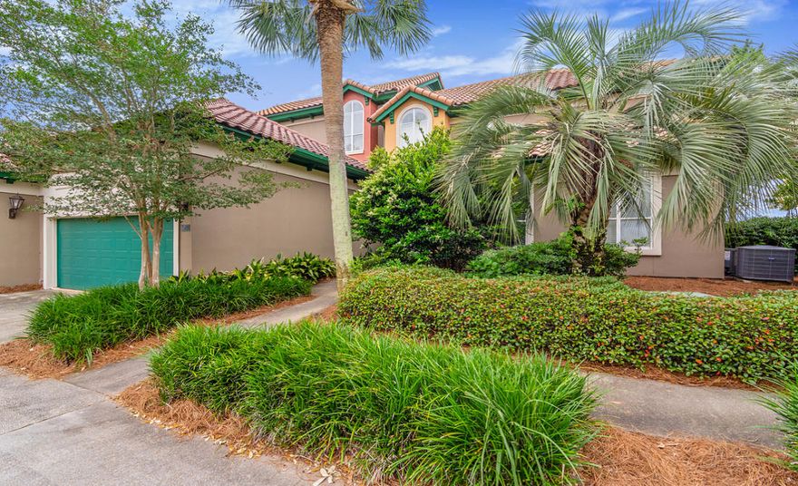 This spacious fully furnished home on the golf course on the south side of Sandestin resort has so much to offer including completely updated kitchen, large living room with wet bar and high ceilings up to the second floor. The dining room has an outside door leading to a large patio to enjoy grilling out and enjoying the view of the golf course. The master suite is on the main floor with a private screened in porch overlooking the golf course. The master bath has been updated and features a separate tub and shower with dual vanities. The walk in closet in the master bedroom is huge. There are two large bedrooms upstairs each with a bath and also a sitting area. This home also features a two car garage and a golf cart is included!