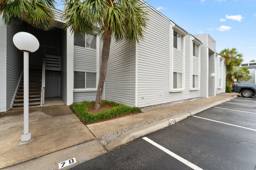 DON'T MISS THIS 1ST FLOOR UNIT! Step inside and see all this unit has to offer. This beautiful unit has been updated with a new air conditioner with digital thermostat, new hot water heater, new luxury vinyl flooring, new LED lighting, fresh paint throughout, and more! The gated waterfront community is well maintained and provides amazing amenities including a pool, sauna, on-site laundry, tennis court, and clubhouse use. The Finisterra complex rests just outside the heart of Shalimar, off the bay and lake Clyde; just minutes from Hurlburt and Eglin AFB. Two Georges Marina is just across the street from the entrance gate. Spend your days soaking in the sun on the pool deck or enjoying views of the water on the lawn. Schedule your showing today and let us welcome you home! VA APPROVED!