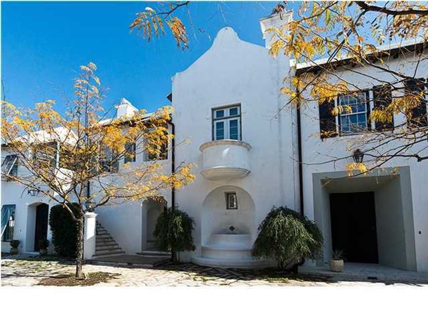 This stunning 3324 square foot Alys Beach Courtyard home offers 4 spacious bedrooms and 4 and 1/2 baths as well as 1115 square feet of outdoor living space. Alys Beach is a New Urban community created with the highest standards for beauty, sustainability, and quality of life. White masonry homes are inspired by the harmonious architecture of Bermuda and Antigua, Guatemala. Courtyards meld indoor and outdoor spaces. Parks and trails preserve the wonder of a unique coastal habitat. The award winning Caliza Pool features an infinity-edge saltwater pool and is home to the Caliza Restaurant. The 22-acre Nature Preserve offers an 1,800-foot winding path in a secluded preserve. A place where life is not just lived...a place where life is defined. Room measurements are approximate. Home is