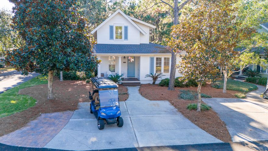 Welcome to your next vacation home or investment property in the highly sought-after neighborhood of Laurel Grove in Sandestin! This charming Florida cottage is situated on a desirable corner lot, comes fully furnished, has a golf cart charging station, and a 6 seater golf cart! You will love to entertain guests on the beautiful first floor that is filled with tons of natural light and an open concept. It is just a short walk to the pool and clubhouse which has a fitness center and full kitchen. New roof installed 6/2023, new HVAC 2022. Sandestin has 4 golf courses, tennis and pickleball courts, walking and biking trails and beachfront property. The Village of Baytowne Wharf offers great opportunities for shopping and dining. Grand Boulevard is just a short golf cart ride away for more high end shopping and a variety of restaurants. You will also find a Publix grocery at Grand Boulevard for your convenience.