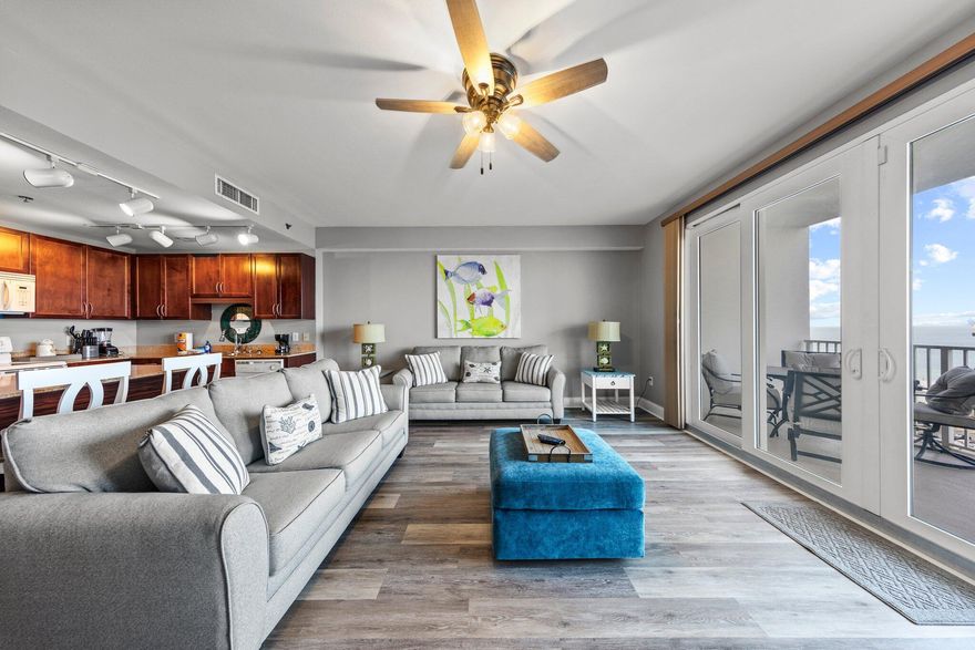 Don't miss out - Seller is highly motivated! Welcome to Laketown Wharf, one of the most sought-after destination resorts in Panama City Beach! This stunning 10th-floor unit offers direct Gulf views, making it the perfect vacation rental or family retreat.Recently renovated, this beautiful condo features spacious rooms and bathrooms, newer construction, and an open-concept layout with a large kitchen island--ideal for entertaining. The primary bedroom en-suite now boasts a brand-new walk-in tiled shower, while the entire unit has been updated with new flooring, fresh paint, and stylish finishes throughout.Laketown Wharf offers an unmatched resort lifestyle, featuring five pools (including one heated), private beach access, a scenic boardwalk around a private lake, and a breathtaking nightly fountain show. Enjoy on-site restaurants, a putting green, pickleball courts, a fitness center, and so much more! Plus, the 10th floor provides direct walk-over access to the pool for ultimate convenience.

This is your chance to own a piece of paradiseschedule your showing today!