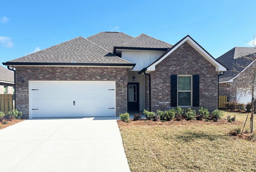 Awesome builder rate plus FREE refrigerator. Restrictions apply.The CEDAR IV G in Bird Song at Hammock Bay community offers a 4BR, 3BA, open design. Upgrades added (list attached).  Features: double vanity, garden tub, separate custom tiled shower, and walk-in closet in master, en suite bath in bed 2, kitchen island, walk-in pantry, boot bench in mudroom, covered rear patio, crown molding, framed mirrors, recessed lighting, smart connect WIFI thermostat, smoke/carbon monoxide detectors, landscaping package, architectural 30-year shingles, flood lights, and more!Energy Efficient Features: water heater, electric kitchen appliance package, vinyl low E windows, and more! Energy Star Partner.