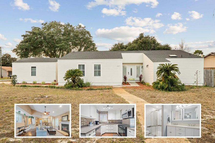 AVAILABLE JULY 15! Convenient to Hurlburt Field and the beach, this corner-lot home blends charm and functionality. The fenced backyard features mature shade trees and a pergola, perfect for relaxing or entertaining. Inside, enjoy Pergo floors, plantation shutters, vaulted ceilings, and a sunken living room with a striking fireplace. A versatile bonus room offers space for an office, playroom, or studio. The kitchen includes Corian counters, a tiled backsplash, corner sink, and pantry. The spacious primary suite has double closets and a spa-like bath with floor-to-ceiling tile and a sliding barn door. NO smoking. 600 minimum FICO credit score required in addition to meeting rental criteria. Pets allowed upon approval with a non-refundable pet fee.  All applicants are required to complete an application on https://onefamilypropertyservices.petscreening.com/ regardless of if they own a pet or not. Applicants with an ESA are also required to complete the application.

** Fees Required once an application is approved include, but may not be limited to: Security Deposit, Non-Refundable Fees (cleaning and rekey), $20 Certified Mail Fee, and Pet Fees (when applicable).
