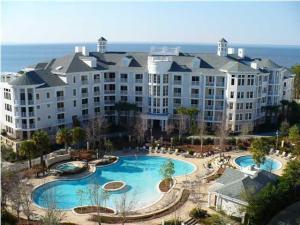 NEW PRICE!!!Elation 5th Floor Studio overlooking The Bay and The Burnt Pine Golf Course.Located in The Village of Baytowne Wharf, Elation is the Most Private Condo Building in The Village. You are in walking distance to the shops, restaurants, and entertainment area.This largest floor plan Studio is a great rental investment property.